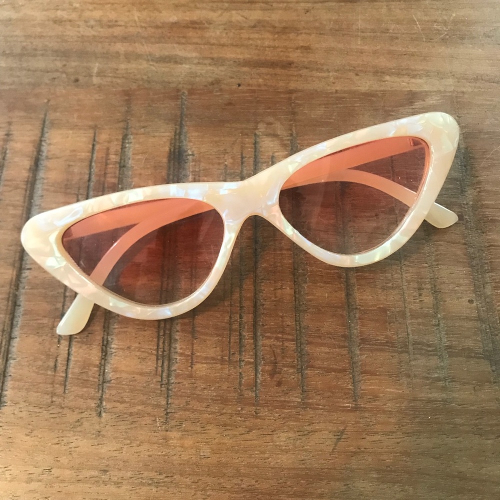 Free People Opalescent Pink Cateye Sunglasses